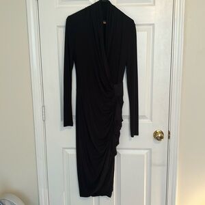 Slinky Allsaints black wrap dress